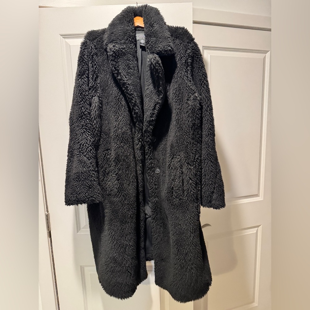Urban Outfitters Black Teddy Jacket